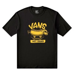 Тениска Vans Hot Dawg short sleeve T-shirt - Black (Black) тениска,мъжки,тениски,дамски,тениски,vans,hot,dawg,short,sleeve,t,shirt,black,(black)