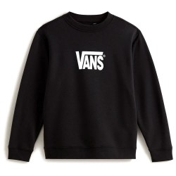 блуза,детски,блузи,vans,stretch,logo,crew,sweatshirt,black,(black,white)