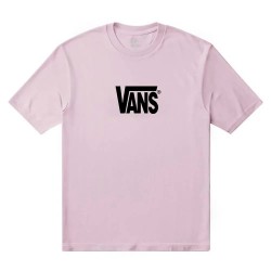 Тениска Vans Stretch Logo short sleeve T-shirt - Pink (Pale Petal 1) тениска,мъжки,тениски,дамски,тениски,vans,stretch,logo,short,sleeve,t,shirt,pink,(pale,petal,1)