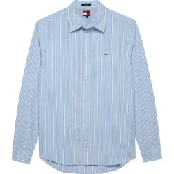 дънки,мъжки,ризи,tommy,jeans,dm0dm21693,shirt,blue,(sweet,blue,stripes)