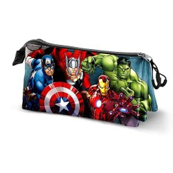 Karactermania Avengers Triple Unit 11x23x8 cm pencil case - Multicolor (Multicolor) ученически,принадлежности,karactermania,avengers,triple,unit,11x23x8,cm,pencil,case,multicolor,(multicolor)