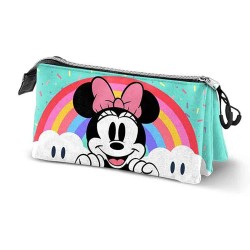 ученически,принадлежности,karactermania,minnie,triple,rainbow,11x23x8,cm,pencil,case,multicolor,(multicolor)
