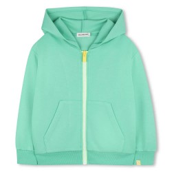 Блуза Billieblush U21683 full zip sweatshirt - Green (Green Discord) блуза,детски,блузи,billieblush,u21683,full,zip,sweatshirt,green,(green,discord)