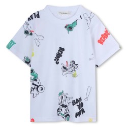 Тениска Billieblush U21698 short sleeve T-shirt - White (White) тениска,мъжки,тениски,дамски,тениски,billieblush,u21698,short,sleeve,t,shirt,white,(white)