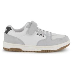 Маратонки BOSS J52806 trainers - Grey (White) маратонки,мъжки,маратонки,дамски,маратонки,boss,j52806,trainers,grey,(white)