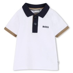 BOSS J52878 short sleeve polo - White (White) дамски,блузи,с,яка,мъжки,блузи,с,яка,boss,j52878,short,sleeve,polo,white,(white)