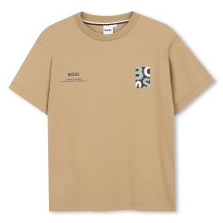 тениска,мъжки,тениски,дамски,тениски,boss,j52974,short,sleeve,t,shirt,brown,(dark,beige)