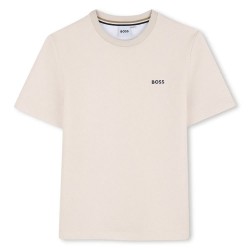 Тениска BOSS J52986 short sleeve T-shirt - Beige (Sand) тениска,мъжки,тениски,дамски,тениски,boss,j52986,short,sleeve,t,shirt,beige,(sand)