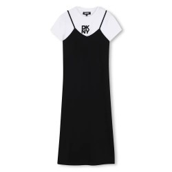 Рокля DKNY D62599 sleeveless dress - Black (Black) рокля,дамски,поли,и,рокли,dkny,d62599,sleeveless,dress,black,(black)