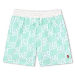 Бански гащета HUGO G00979 swimming shorts - Blue (Linden) бански,гащета,детски,бански,костюми,hugo,g00979,swimming,shorts,blue,(linden)