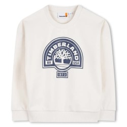 Блуза Timberland T60811 sweatshirt - White (Ivory) блуза,детски,блузи,timberland,t60811,sweatshirt,white,(ivory)