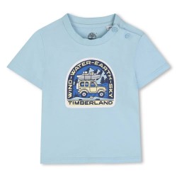Тениска Timberland T60855 short sleeve T-shirt - Blue (Sky Blue) тениска,мъжки,тениски,дамски,тениски,timberland,t60855,short,sleeve,t,shirt,blue,(sky,blue)