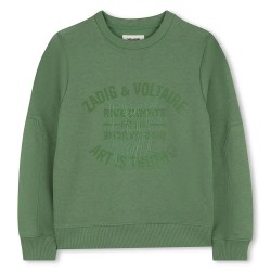 блуза,детски,блузи,zadig,&,voltaire,x60583,sweatshirt,green,(willow,branch)