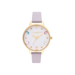 часовник,часовници,olivia,burton,ob16rb11,quartz,34m,woman,watch,refurbished,golden,(golden,purple,white)