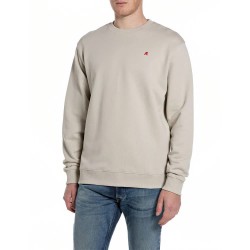Блуза Replay M3106 .000.23802 sweatshirt - Beige (Bone) блуза,мъжки,пуловери,replay,m3106,.000.23802,sweatshirt,beige,(bone)