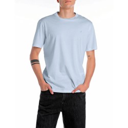 Тениска Replay M3097.000.2660 short sleeve T-shirt - Blue (Light Azure) тениска,мъжки,тениски,дамски,тениски,replay,m3097.000.2660,short,sleeve,t,shirt,blue,(light,azure)