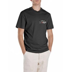 Тениска Replay M3257 .000.23804 short sleeve T-shirt - Black (Black) тениска,мъжки,тениски,дамски,тениски,replay,m3257,.000.23804,short,sleeve,t,shirt,black,(black)