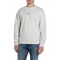 блуза,мъжки,пуловери,replay,m3309,.000.23802,sweatshirt,white,(ivory)