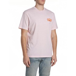 Тениска Replay M3400 .000.22662N short sleeve T-shirt - Pink (Pale Pink) тениска,мъжки,тениски,дамски,тениски,replay,m3400,.000.22662n,short,sleeve,t,shirt,pink,(pale,pink)
