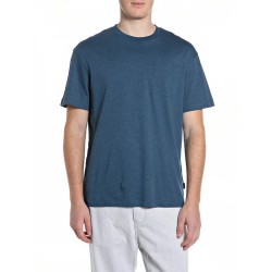 тениска,мъжки,тениски,дамски,тениски,replay,m3414,.000.24038,short,sleeve,t,shirt,blue,(petrol,blue)