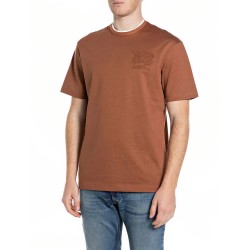 тениска,мъжки,тениски,дамски,тениски,replay,m3428,.000.23804,short,sleeve,t,shirt,brown,(tobacco)