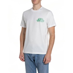 Тениска Replay M3547 .000.23608P short sleeve T-shirt - White (Natural White) тениска,мъжки,тениски,дамски,тениски,replay,m3547,.000.23608p,short,sleeve,t,shirt,white,(natural,white)