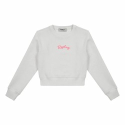 Блуза Replay SG2137.051.24076 sweatshirt - White (Natural White) блуза,детски,блузи,replay,sg2137.051.24076,sweatshirt,white,(natural,white)