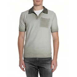 дамски,блузи,с,яка,мъжки,блузи,с,яка,replay,uk4704.000.g20785a,short,sleeve,polo,green,(tundra,green)