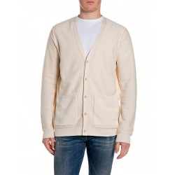 жилетка,мъжки,пуловери,дамски,пуловери,replay,uk5151.000.g23774,cardigan,beige,(ivory)