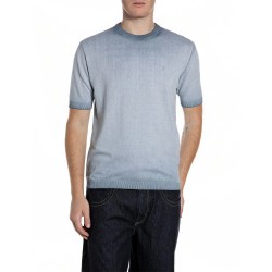 дамски,блузи,с,яка,мъжки,блузи,с,яка,replay,uk4718.000.g20785a,short,sleeve,polo,blue,(pewter,blue)