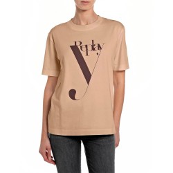 тениска,мъжки,тениски,дамски,тениски,replay,w3379e.000.20994,short,sleeve,t,shirt,beige,(sand)