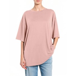 Тениска Replay W3399I.000.23998 short sleeve T-shirt - Pink (Pink Spanish Villa) тениска,мъжки,тениски,дамски,тениски,replay,w3399i.000.23998,short,sleeve,t,shirt,pink,(pink,spanish,villa)