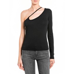 Тениска Replay W3491 .000.24009 sleeveless T-shirt - Black (Black) тениска,мъжки,тениски,дамски,тениски,replay,w3491,.000.24009,sleeveless,t,shirt,black,(black)