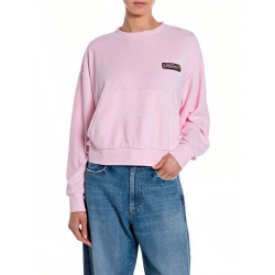блуза,дамски,блузи,replay,w3801,.000.24008,sweatshirt,pink,(flamingo,pink)