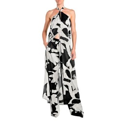Рокля Replay W9231 .000.75100 sleeveless long dress - White / Black (Butter / Black) рокля,дамски,поли,и,рокли,replay,w9231,.000.75100,sleeveless,long,dress,white,black,(butter,black)