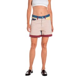 Къси панталони Replay WLY9Z1.000.10375 denim shorts - Beige (Denim / Yellow / Red / Beige) къси,панталони,мъжки,панталони,дамски,панталони,replay,wly9z1.000.10375,denim,shorts,beige,(denim,yellow,red,beige)