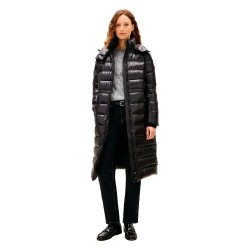 Яке Tommy hilfiger Gloss Down Waist Maxi down jacket - Black (Black) яке,мъжки,якета,дамски,якета,и,палта,tommy,hilfiger,gloss,down,waist,maxi,down,jacket,black,(black)