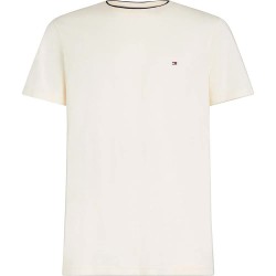 тениска,мъжки,тениски,дамски,тениски,tommy,hilfiger,mw0mw39368,short,sleeve,t,shirt,beige,(ivory,petal)
