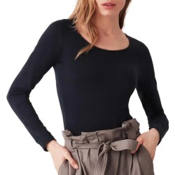 тениска,мъжки,тениски,дамски,тениски,cotonella,3503,long,sleeve,t,shirt,black,(white)