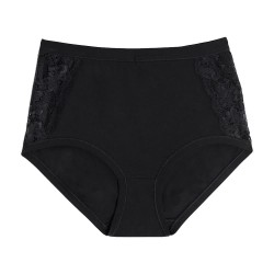 дамско,бельо,дамски,бикини,и,танкини,cotonella,gd131,culotte,panties,2,units,black,(black)