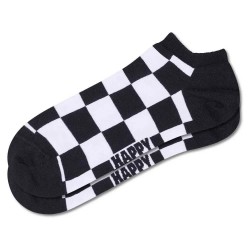 чорапи,мъжки,чорапи,дамски,чорапи,happy,socks,checkerboard,short,socks,black,(black)