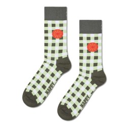 чорапи,мъжки,чорапи,дамски,чорапи,happy,socks,gingham,orange,crew,socks,green,(green)