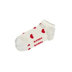 чорапи,мъжки,чорапи,дамски,чорапи,happy,socks,heart,short,socks,white,(white)