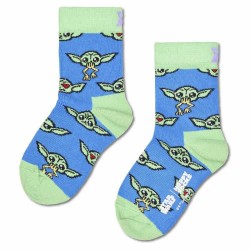 детски,чорапи,мъжки,чорапи,дамски,чорапи,happy,socks,kids,star,wars™,grogu,crew,socks,blue,(blue)
