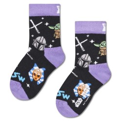 детски,чорапи,мъжки,чорапи,дамски,чорапи,happy,socks,kids,star,wars™,purple,crew,socks,black,(black)