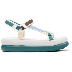 Сандали Camper Pelotas Flota Up Twins sandals - White (Green / Blue) сандали,дамски,сандали,и,чехли,camper,pelotas,flota,up,twins,sandals,white,(green,blue)