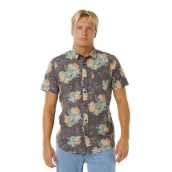 риза,с,къс,ръкав,дамски,ризи,мъжки,ризи,rip,curl,sessions,aerotech,short,sleeve,shirt,grey,(black)