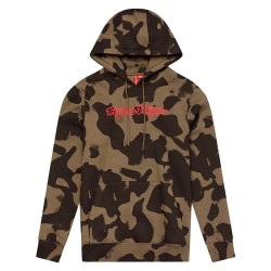 суичър,детски,блузи,troy,lee,designs,signature,hoodie,brown,(green,olive)