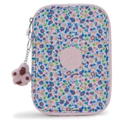 канцеларски,принадлежности,kipling,100,pens,pencil,case,multicolor,(bts,prt,ac,digi,flower,print)