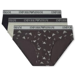 Emporio armani EM000369_AF20669 slips 3 units - Multicolor (Sag / Rav-Sag Prt / Blac) мъжко,бельо,emporio,armani,em000369,af20669,slips,3,units,multicolor,(sag,rav,sag,prt,blac)